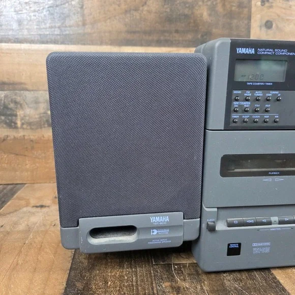 Yamaha Boombox Cassette CD Radio Stereo System YST-SC10 w/ Speakers Parts/Repair